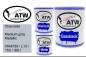Preview: Chevrolet, Medium gray Metallic, WA9739 / L13 / 15U / 90U: 1L Lackdose + 1L Klarlack + 500ml Härter - Set, von ATW Autoteile West.